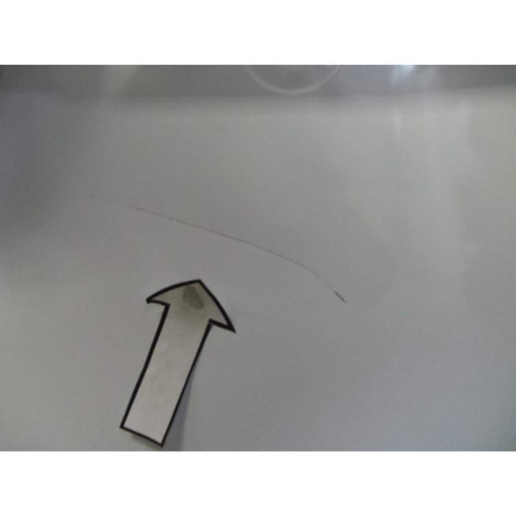 GRADE A2 - Light cosmetic damage - Hotpoint HUE52PS 50cm Wide Double Oven Electric Cooker With Ceramic Hob - White