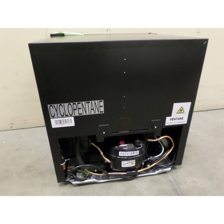 GRADE A2 - Light cosmetic damage - LEC DF50B Black Compact Counter Top Drinks Cooler