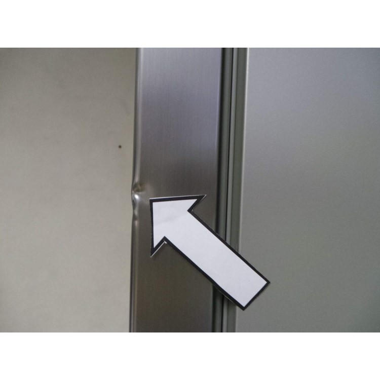 GRADE A3  - Bosch KGE39BL40G Low Frost Stainless Steel Look Door Freestanding Fridge Freezer