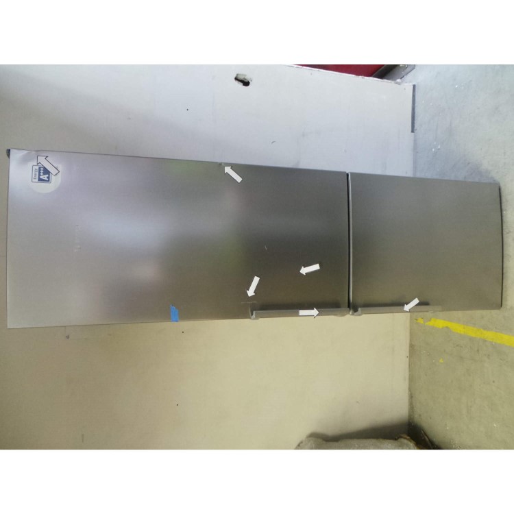 GRADE A3  - Bosch KGE39BL40G Low Frost Stainless Steel Look Door Freestanding Fridge Freezer
