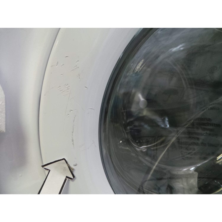 GRADE A3 - Heavy cosmetic damage - Hotpoint WDUD9640P 9kg Wash 6kg Dry Freestanding Washer Dryer - White