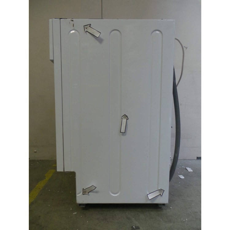 GRADE A3 - Heavy cosmetic damage - Hotpoint BHWM129 6.5kg 1200rpm Integrated Washing Machine