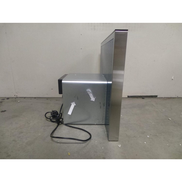 GRADE A3 - Heavy cosmetic damage - GRADE A3 - Heavy cosmetic damage - ElectriQ 60cm Slimline Electronic Chimney Hood - Stainless Steel