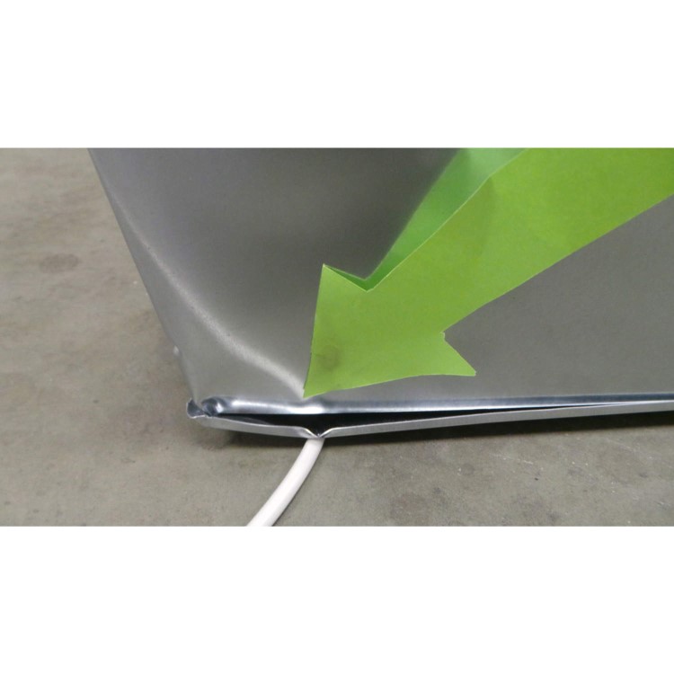 GRADE A3 - Heavy cosmetic damage - Neff D4672X0GB 60cm wide Telescopic Cooker Hood Silver Metallic
