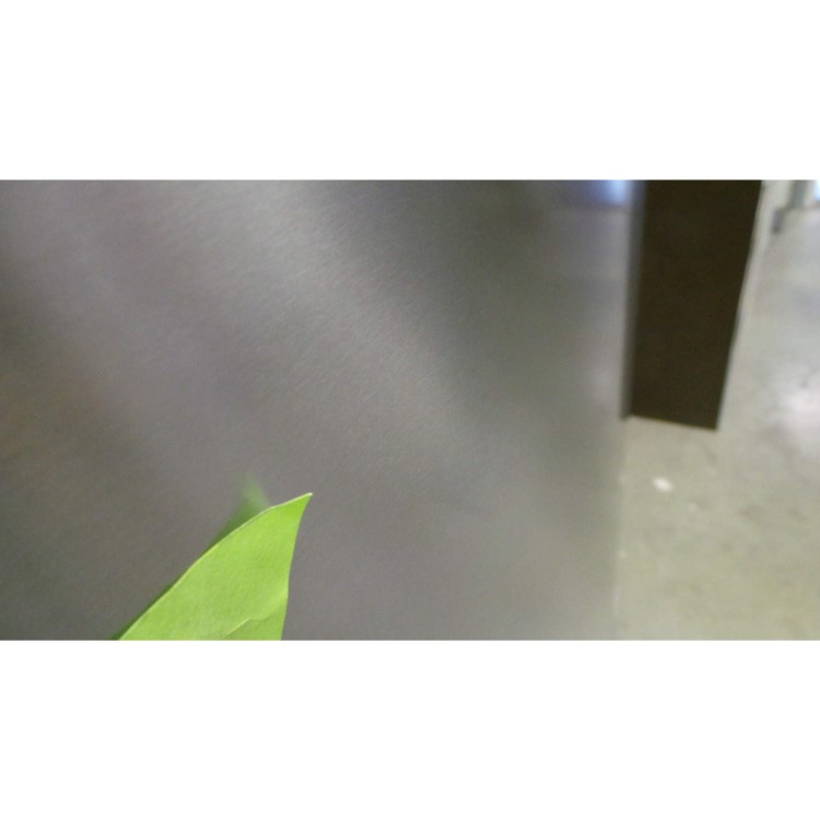 GRADE A3 - Heavy cosmetic damage - Zanussi ZRB34315XA Frost Free Freestanding Fridge Freezer With SuperFresh Drawer - Grey With Antifingerprint Stainless Steel Door