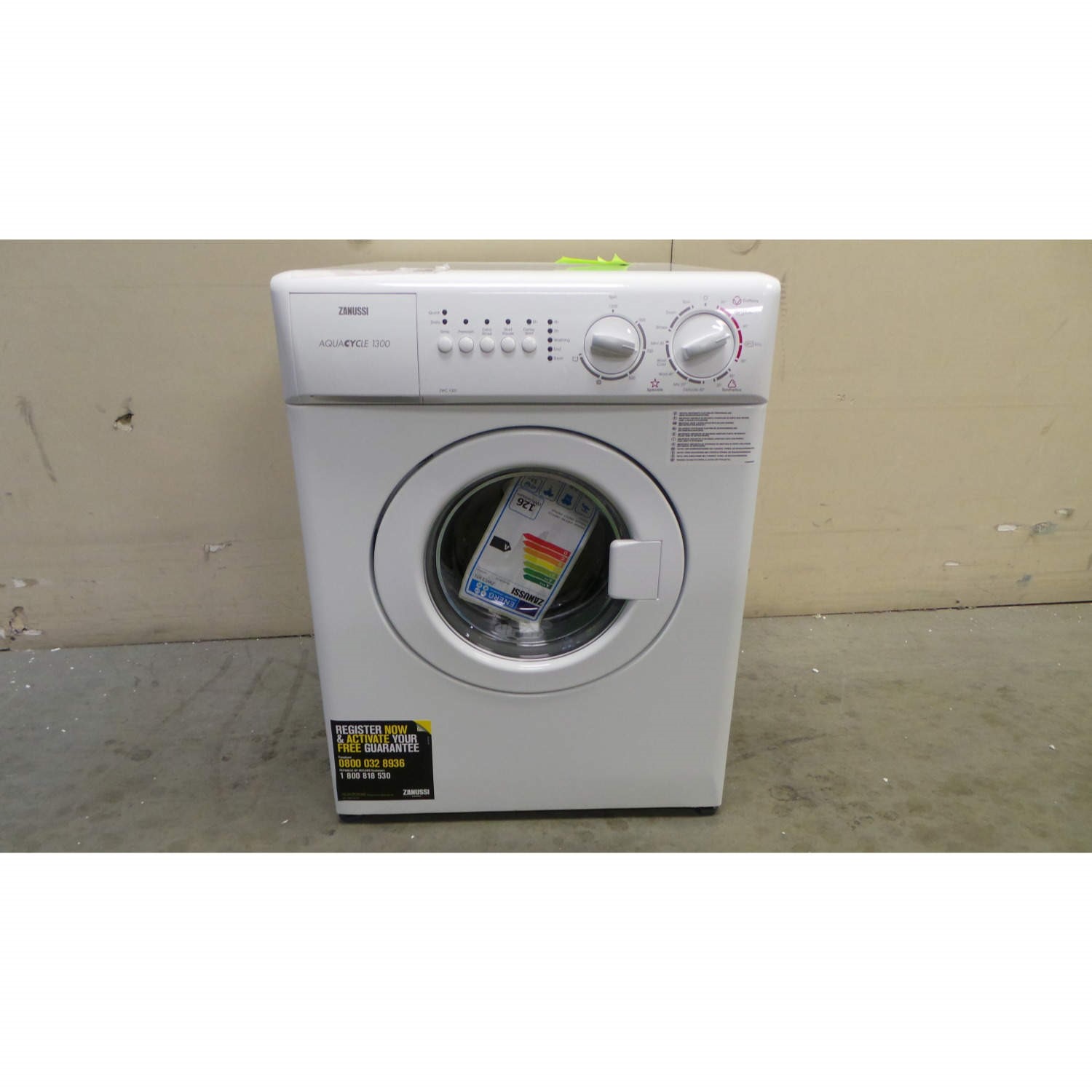 GRADE A2 - Light cosmetic damage - Zanussi ZWC1301 White Compact