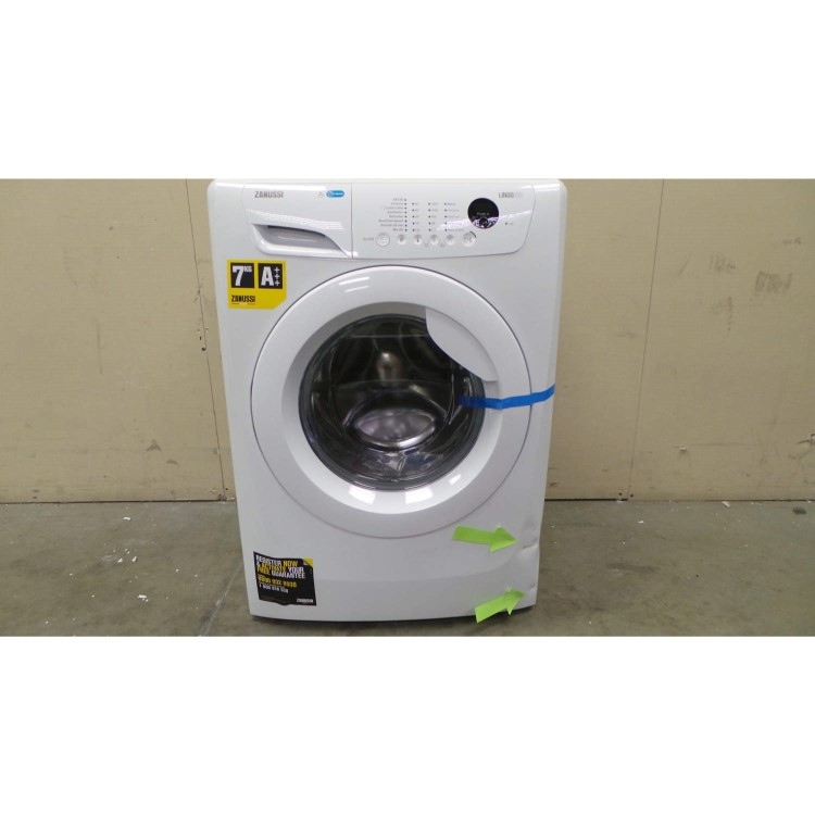 GRADE A3 - Heavy cosmetic damage - Zanussi ZWF71263W White 7kg 1200rpm Freestanding Washing Machine