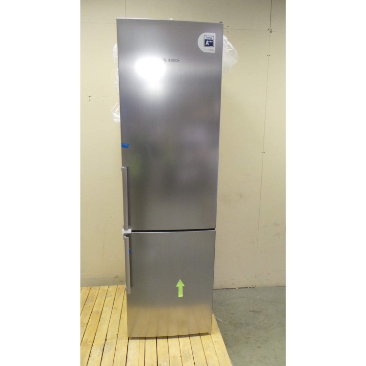 GRADE A3 - Heavy cosmetic damage - Bosch KGE39BL40G Low Frost Stainless Steel Look Door Freestanding Fridge Freezer