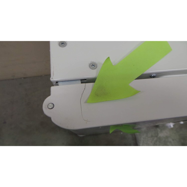 GRADE A3 - Heavy cosmetic damage - Zanussi TC180W Compact 3.4kg Condenser Tumble Dryer White