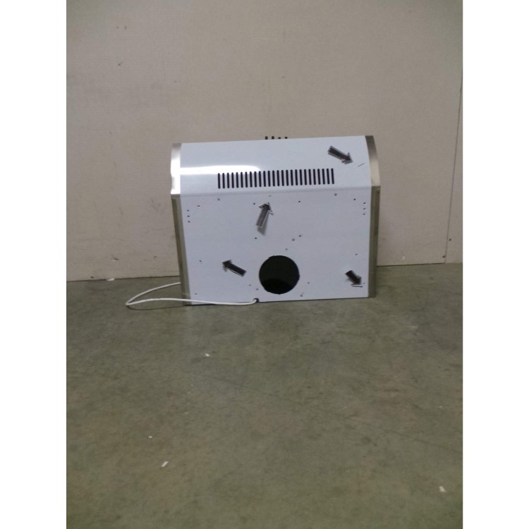 GRADE A2 - Light cosmetic damage - Hoover HFT60/2X 60cm Wide Conventional Cooker Hood Stainless Steel