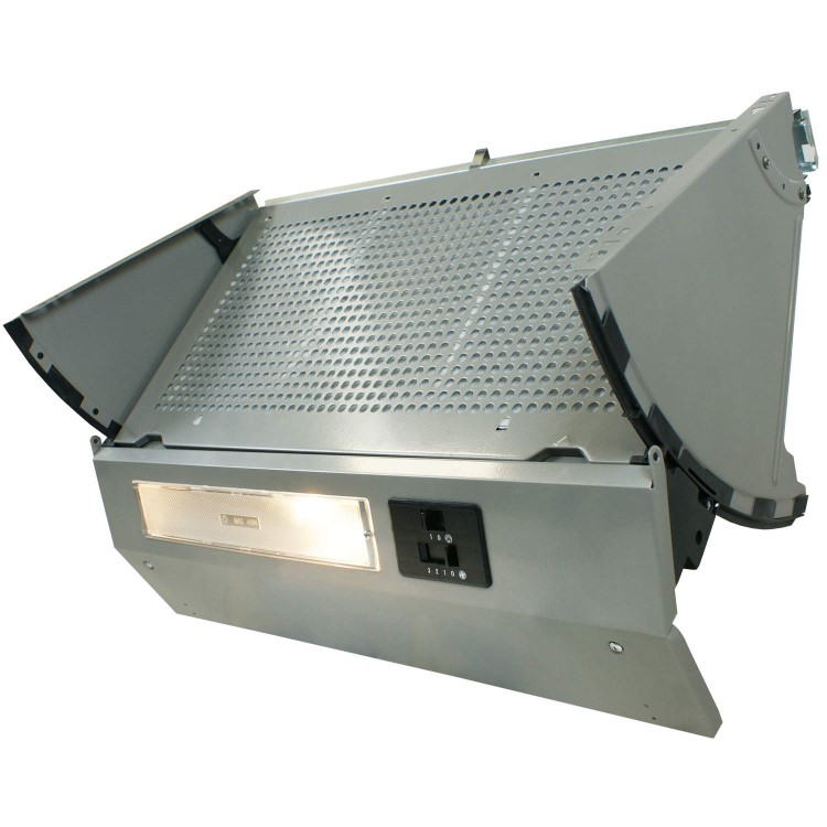 GRADE A1 - As new but box opened - ElectriQ 60cm Fully Integrated Cooker Hood Grey