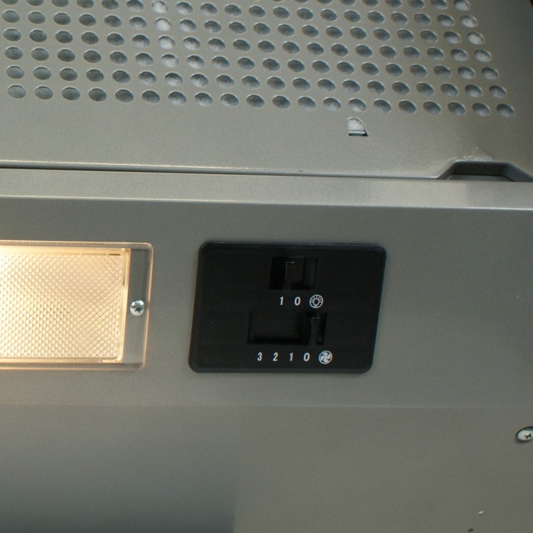 GRADE A1 - As new but box opened - ElectriQ 60cm Fully Integrated Cooker Hood Grey