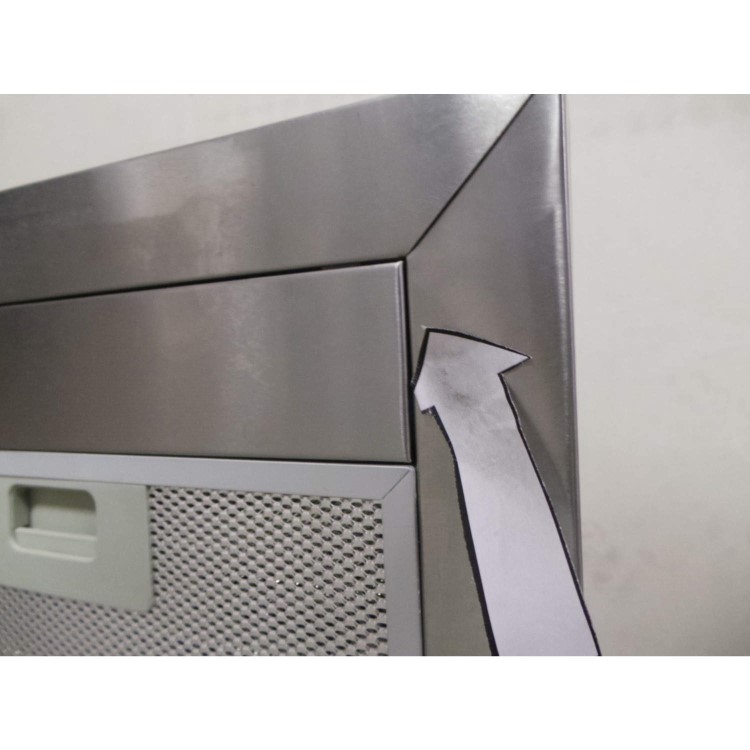 GRADE A2 - Light cosmetic damage - Matrix MEH601SS Standard 60cm Chimney Cooker Hood Stainless Steel