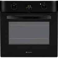 GRADE A3 - Heavy cosmetic damage - Hotpoint SH33KS Style Electric Built-in Single Fan Oven - Black