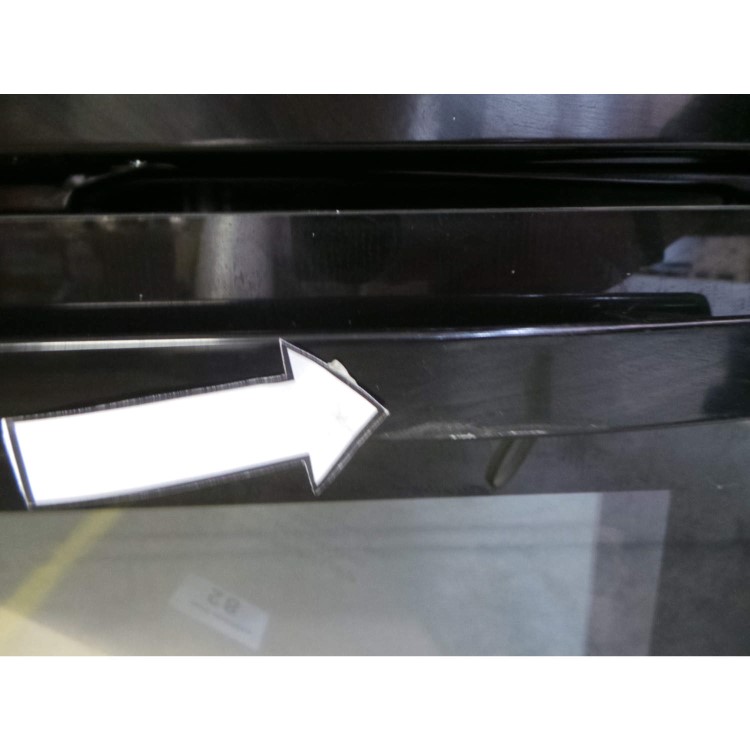 GRADE A3 - Heavy cosmetic damage - Hotpoint SH33KS Style Electric Built-in Single Fan Oven - Black