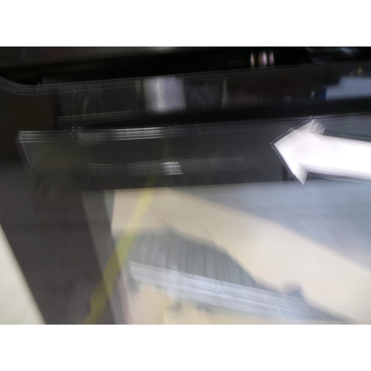 GRADE A3 - Heavy cosmetic damage - Hotpoint SH33KS Style Electric Built-in Single Fan Oven - Black
