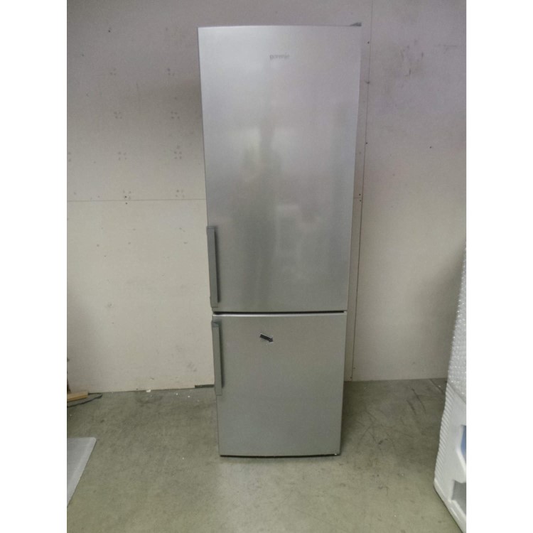GRADE A3 - Heavy cosmetic damage - Gorenje NRK6192JX 60cm Frost Free Freestanding Fridge Freezer Stainless Steel