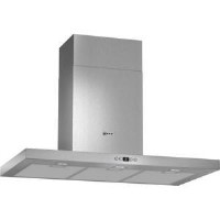 GRADE A2 - Light cosmetic damage - Neff D79SH52N0B Box Design 90cm Stainless Steel Chimney Cooker Hood