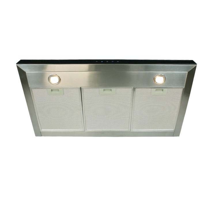 electriQ 90cm Slimline Electronic Cooker Hood Stainless Steel