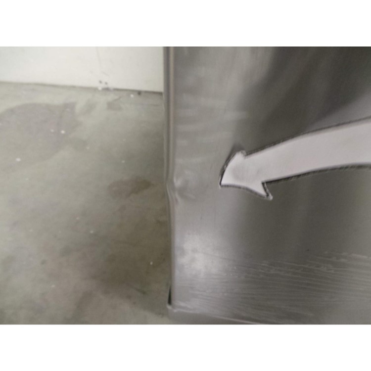 GRADE A3 - Heavy cosmetic damage - AEG F55500M0 Stainless Steel 12 Place Freestanding Dishwasher