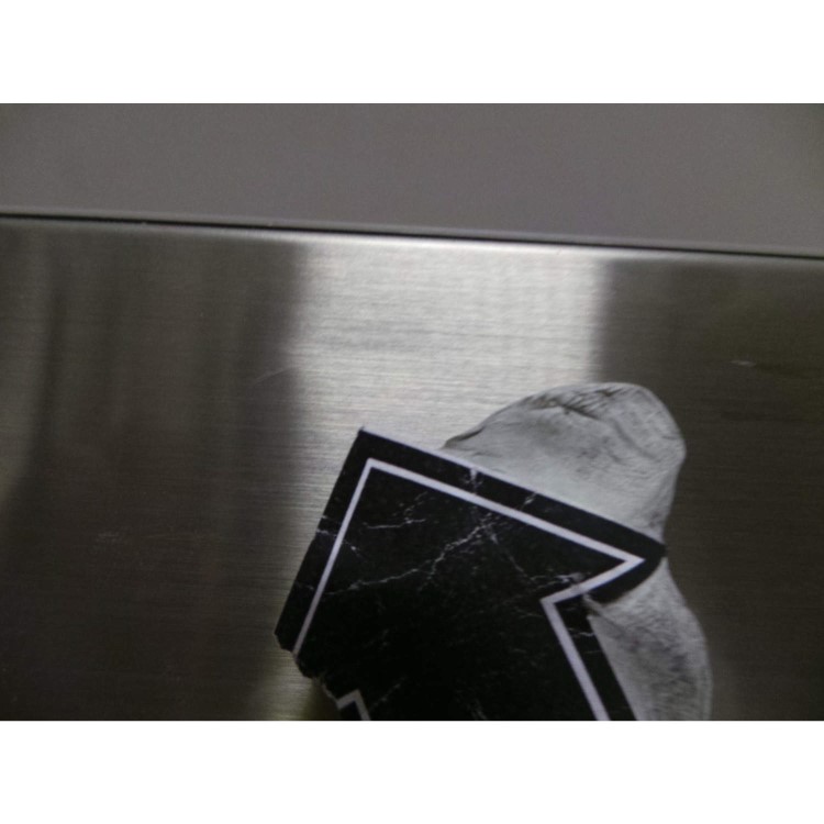 GRADE A3 - Heavy cosmetic damage - Sharp SJFP813VST 605L Four Door Frost Free Freestanding Fridge Freezer - Stainless Steel