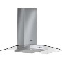 GRADE A2 - Light cosmetic damage - Bosch DWA097E51B 90cm Stainless Steel Chimney Cooker Hood With Curved Glass Canopy