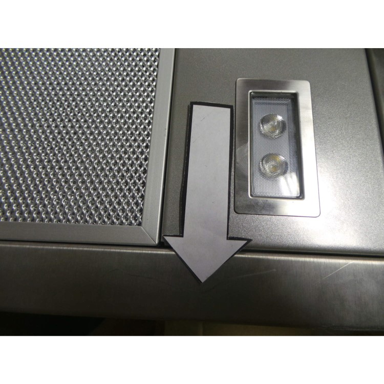 GRADE A2 - Light cosmetic damage - Bosch DWA097E51B 90cm Stainless Steel Chimney Cooker Hood With Curved Glass Canopy