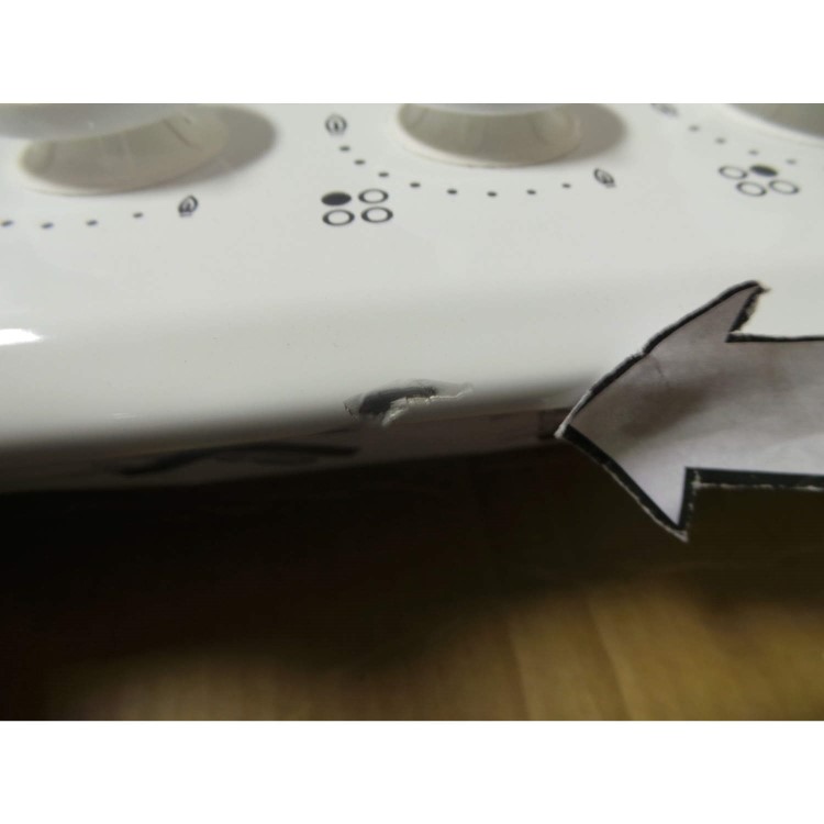 GRADE A3 - Heavy cosmetic damage - Neff T22S36W0 Series 1 60cm 4 Burner Gas Hob - White