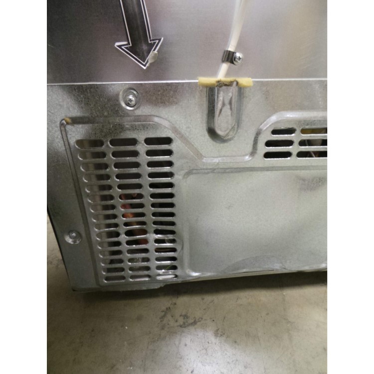 GRADE A3 - Heavy cosmetic damage - Beko ASD241B Black American Fridge Freezer With Non-plumbed Water Dispenser