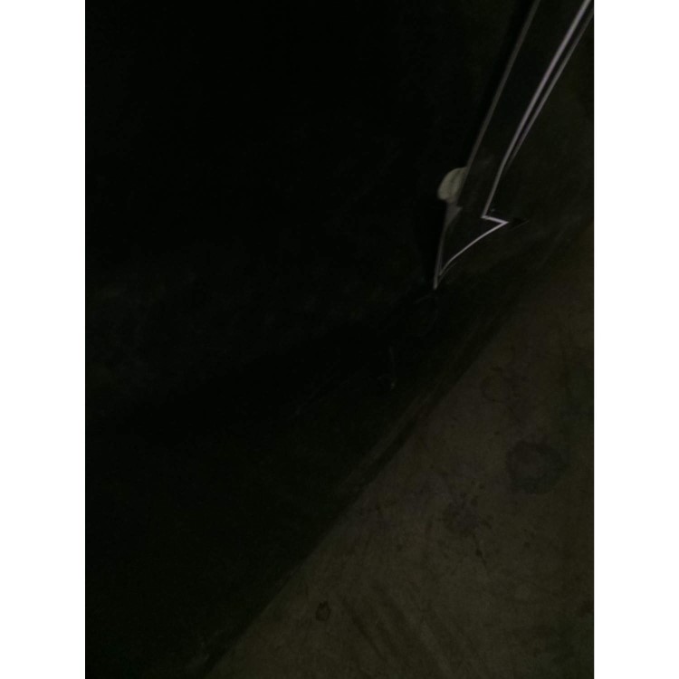 GRADE A3 - Heavy cosmetic damage - Beko ASD241B Black American Fridge Freezer With Non-plumbed Water Dispenser