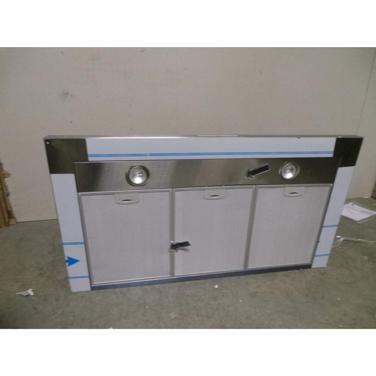 GRADE A2 - Light cosmetic damage - Hoover HCT9700X Traditional 90cm Chimney Cooker Hood Stainless Steel