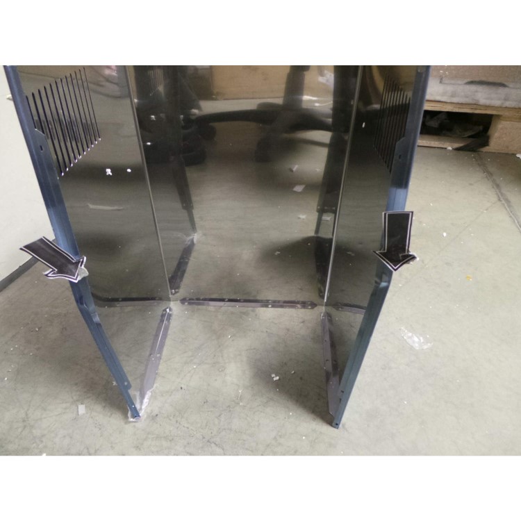 GRADE A2 - Light cosmetic damage - Hoover HCT9700X Traditional 90cm Chimney Cooker Hood Stainless Steel