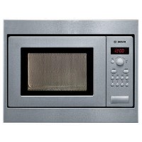 GRADE A2 - Light cosmetic damage - Bosch HMT75M551B 800W 17L Built-in Microwave Oven - Brushed Steel