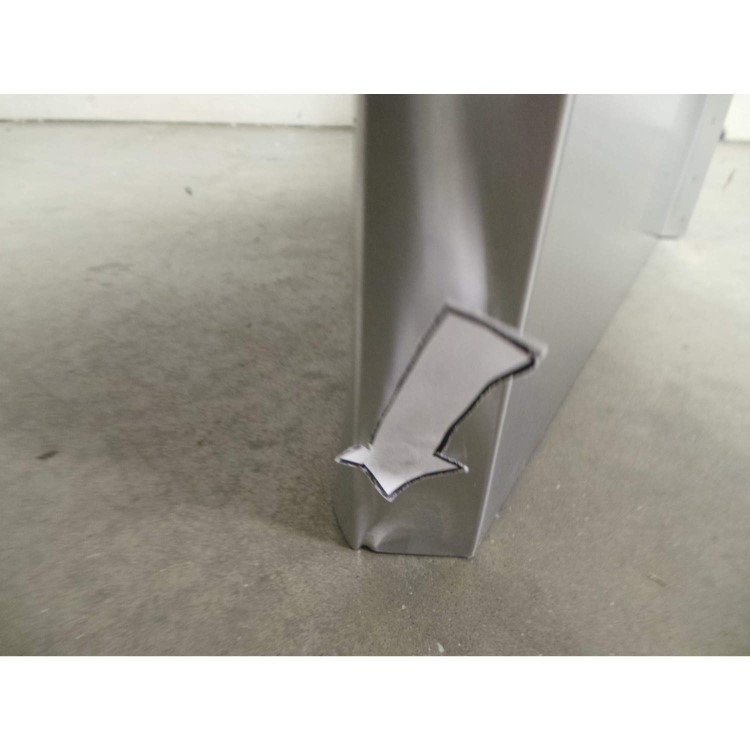GRADE A2 - Light cosmetic damage - CDA ECH91SS Level 1 90cm Wide Chimney Cooker Hood Stainless Steel