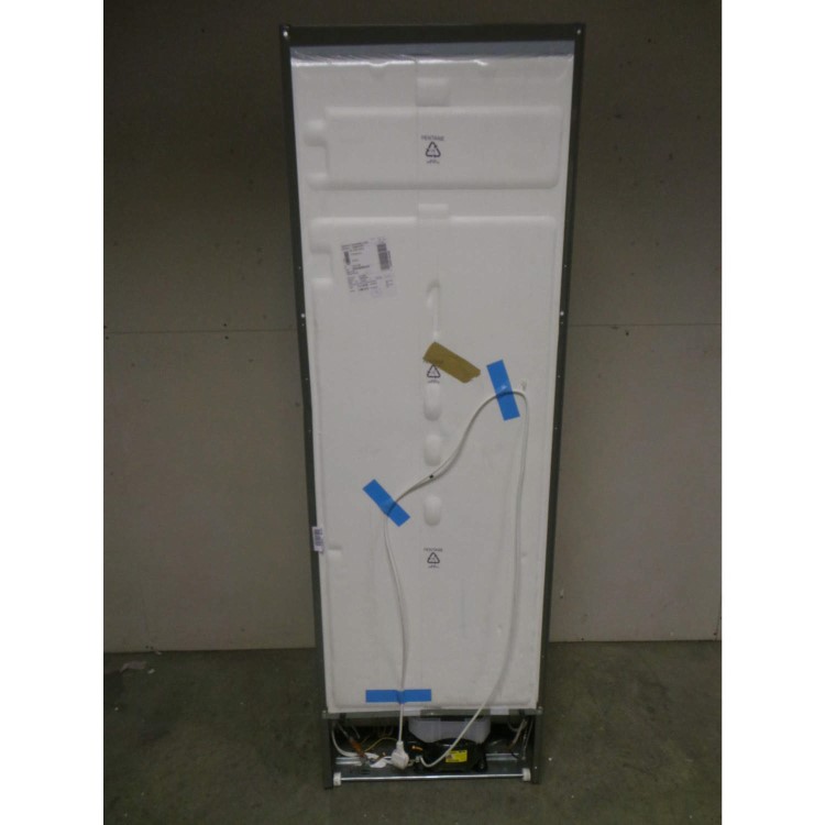 GRADE A2 - Light cosmetic damage - Zanussi ZRB34315XA Frost Free Freestanding Fridge Freezer With SuperFresh Drawer - Grey With Antifingerprint Stainless Steel Door