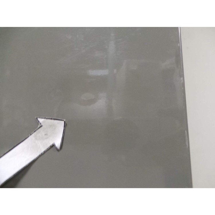 GRADE A2 - Light cosmetic damage - Zanussi ZRB34315XA Frost Free Freestanding Fridge Freezer With SuperFresh Drawer - Grey With Antifingerprint Stainless Steel Door