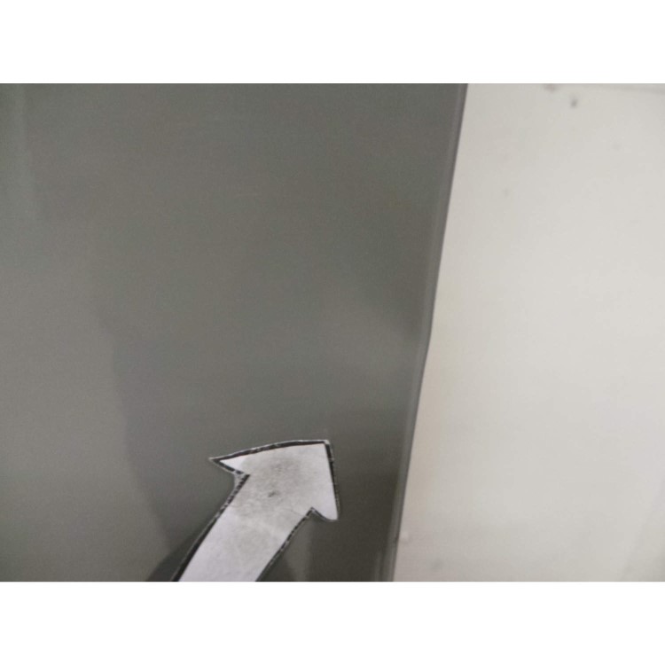 GRADE A2 - Light cosmetic damage - Zanussi ZRB34315XA Frost Free Freestanding Fridge Freezer With SuperFresh Drawer - Grey With Antifingerprint Stainless Steel Door