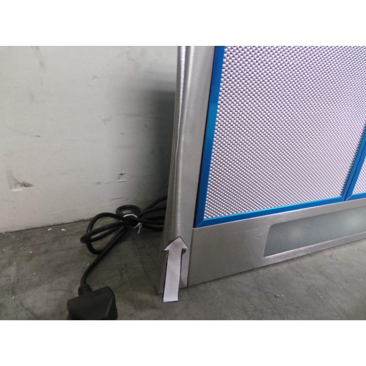 GRADE A2 - Light cosmetic damage - ElectriQ eIQCHCHIMSS60 60cm Traditional Chimney Cooker Hood stainless Steel