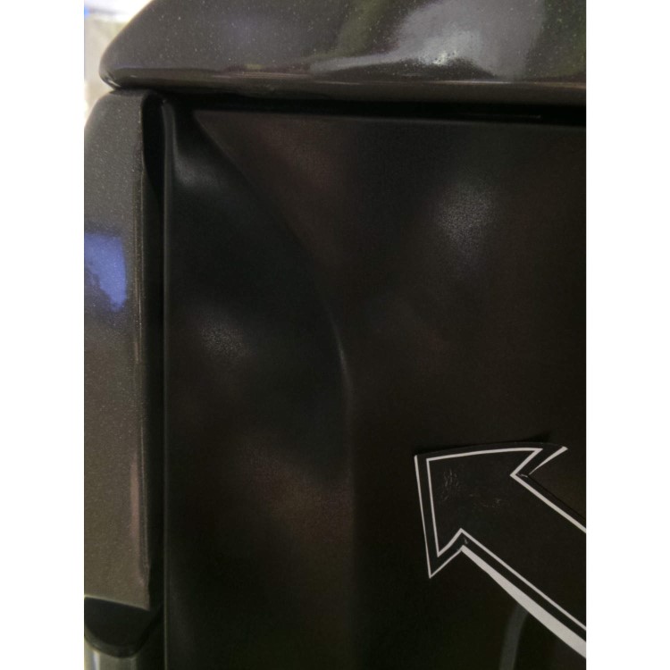 GRADE A3 - Heavy cosmetic damage - Hotpoint HUD61GS Ultima 60cm Double Oven Dual Fuel Cooker - Graphite