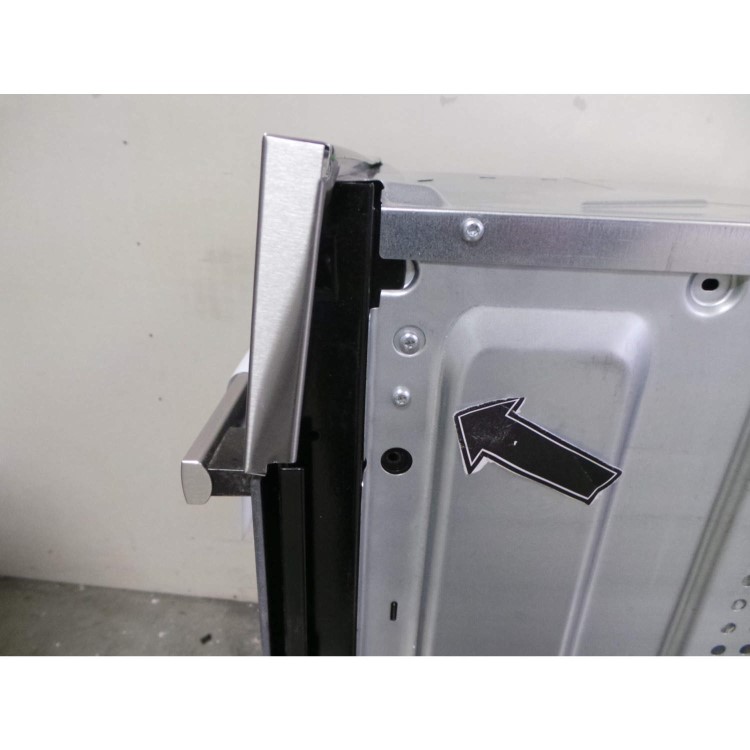 GRADE A3 - Heavy cosmetic damage - AEG DC4013021M Stainless Steel Electric Built-in Double Oven