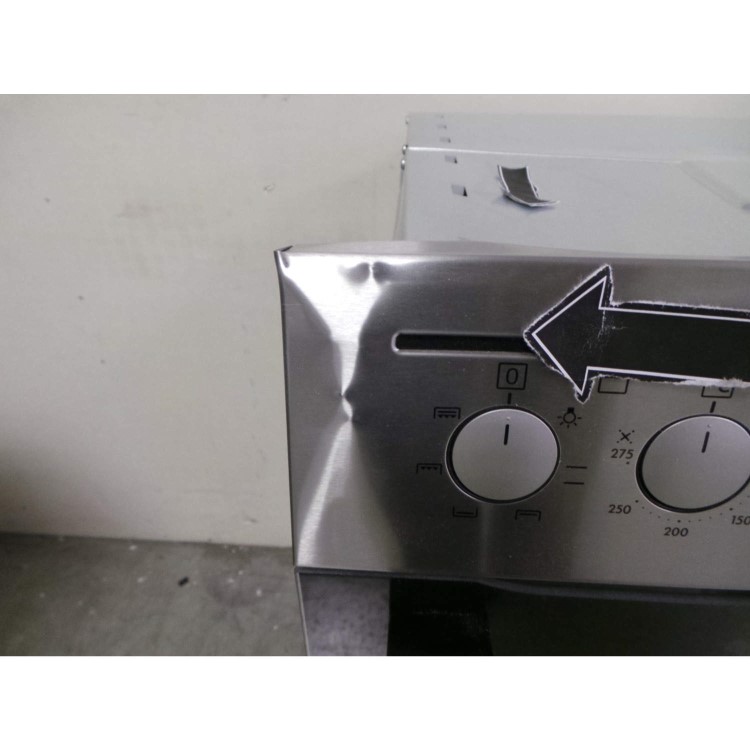 GRADE A3 - Heavy cosmetic damage - AEG DC4013021M Stainless Steel Electric Built-in Double Oven