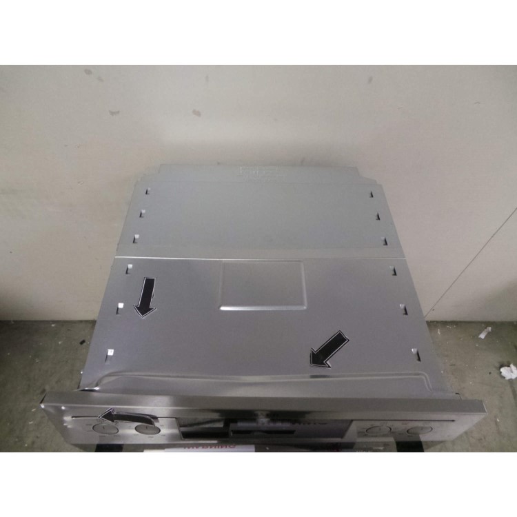 GRADE A3 - Heavy cosmetic damage - AEG DC4013021M Stainless Steel Electric Built-in Double Oven