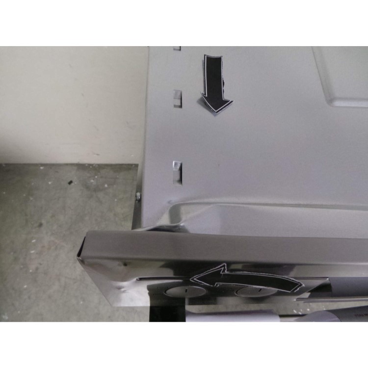 GRADE A3 - Heavy cosmetic damage - AEG DC4013021M Stainless Steel Electric Built-in Double Oven