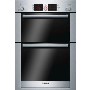 GRADE A2 - Light cosmetic damage - Bosch HBM56B551B Logixx Stainless Steel Electric Built-in Double Oven