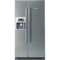 GRADE A3 - Heavy cosmetic damage - Bosch KAN58A45G Side-by-Side American Fridge Freezer With Ice And Water Dispenser Inox-look