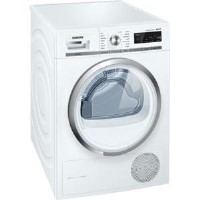 GRADE A2 - Light cosmetic damage - Siemens WT47W590GB Freestanding Electric Tumble Dryer in White
