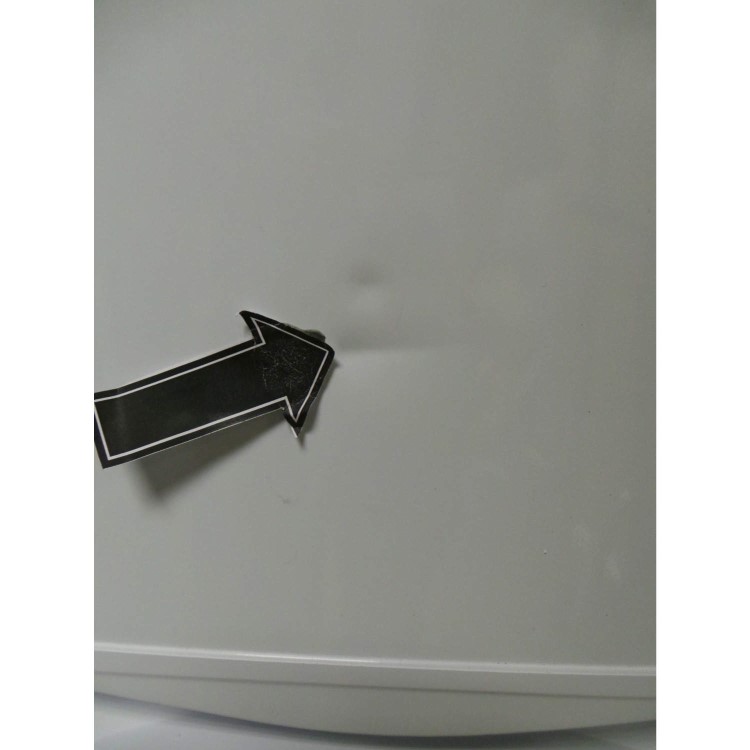 GRADE A3 - Heavy cosmetic damage - Hotpoint RFAA52P Freestanding Fridge Freezer Polar White