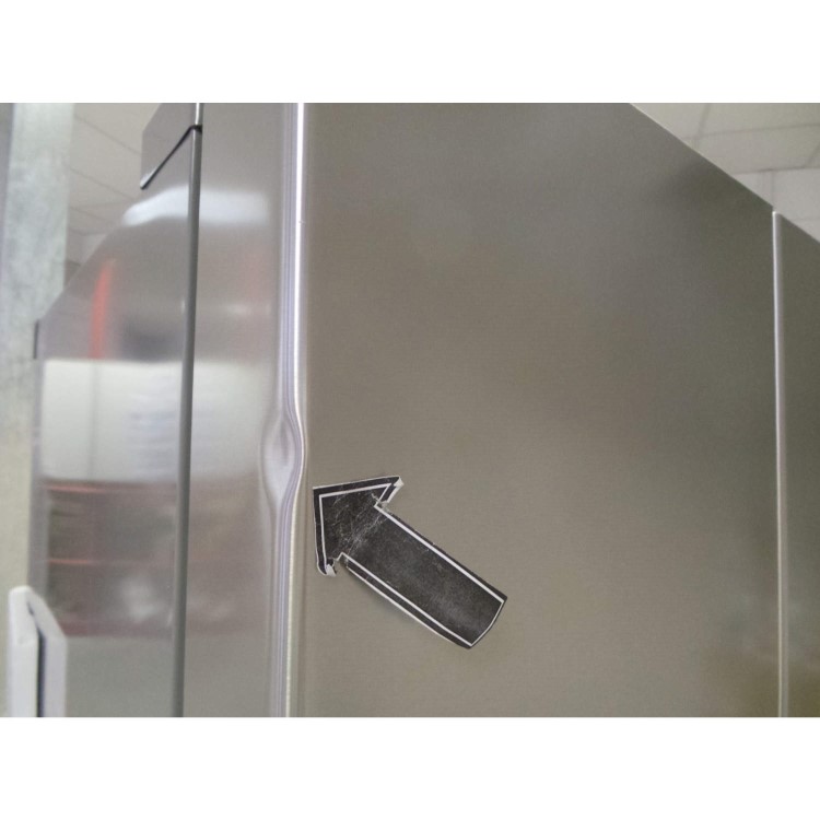 GRADE A3 - Heavy cosmetic damage - LG GSL545NSYZ Non-plumbed American Fridge Freezer With Ice And Water Premium Steel