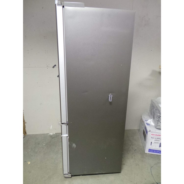 GRADE A3 - Heavy cosmetic damage - Samsung RFG23UERS1 G-series 3-door Large Capacity Freestanding Fridge Freezer - Real Stainless Steel