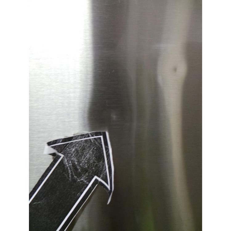 GRADE A3 - Heavy cosmetic damage - Samsung RFG23UERS1 G-series 3-door Large Capacity Freestanding Fridge Freezer - Real Stainless Steel